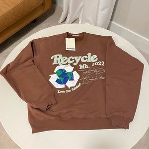 SOLD - Madhappy Earth Day Organic Cotton Fleece Crewneck